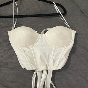 Princess Polly strapless corset top. Size 6